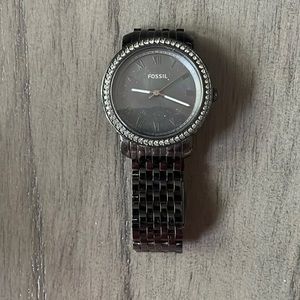 Fossil Black Metal Watch